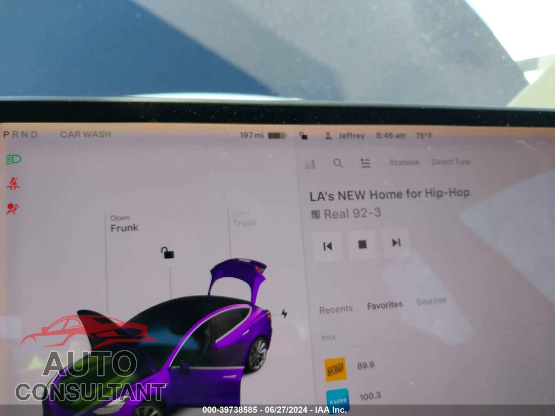 TESLA MODEL 3 2018 - 5YJ3E1EA7JF075965