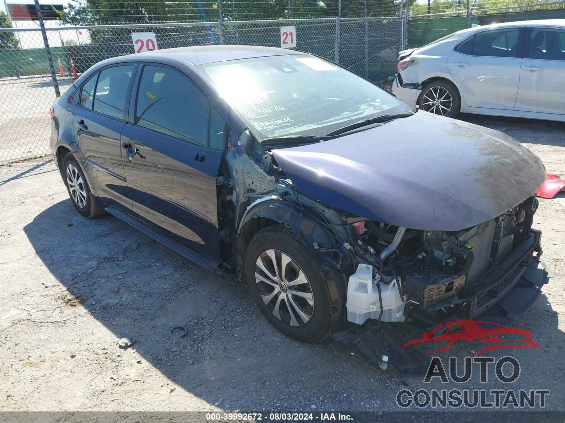 TOYOTA COROLLA 2022 - JTDEAMDE0NJ059275