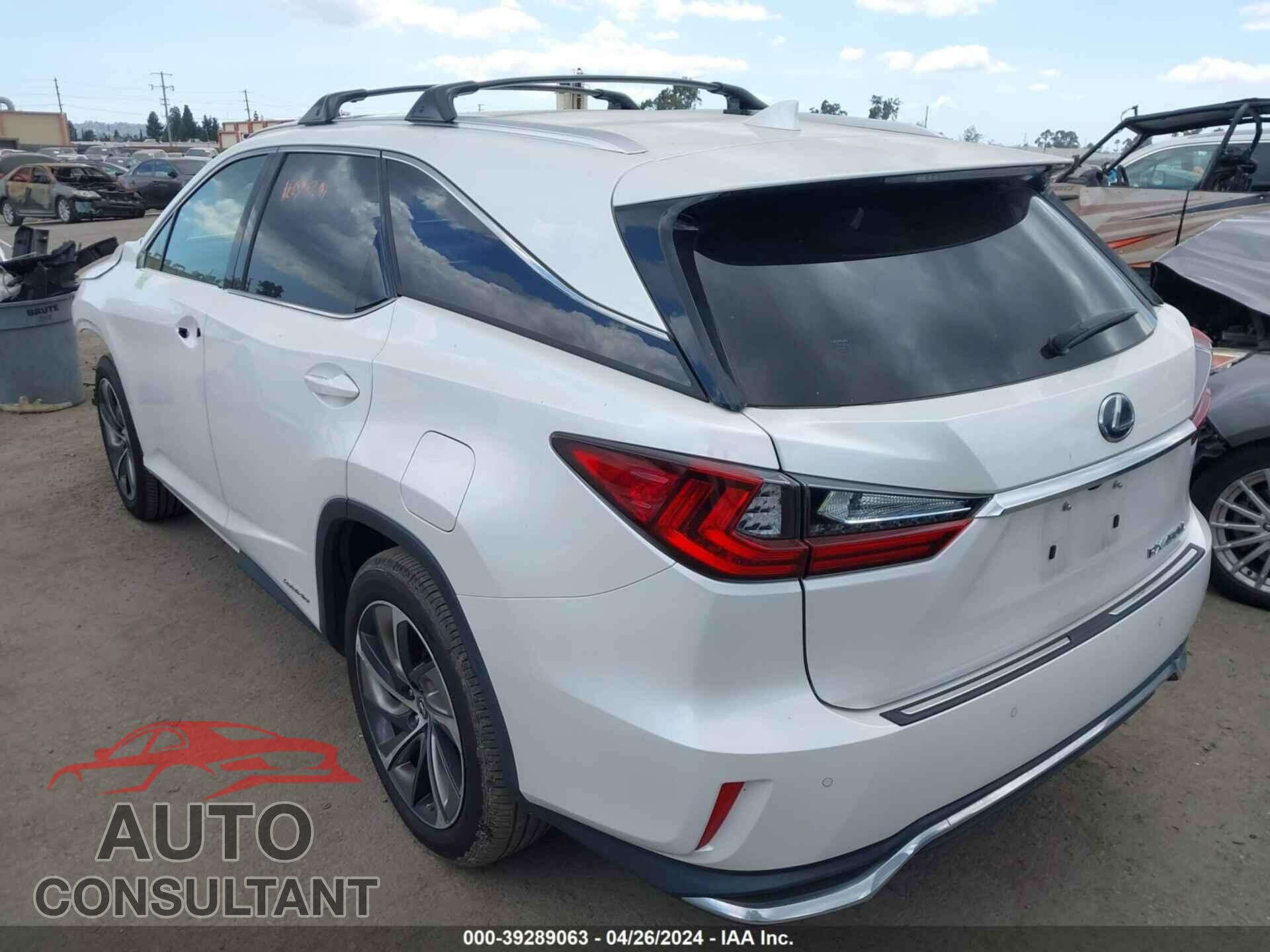 LEXUS RX 2018 - JTJDGKCA6J2000830