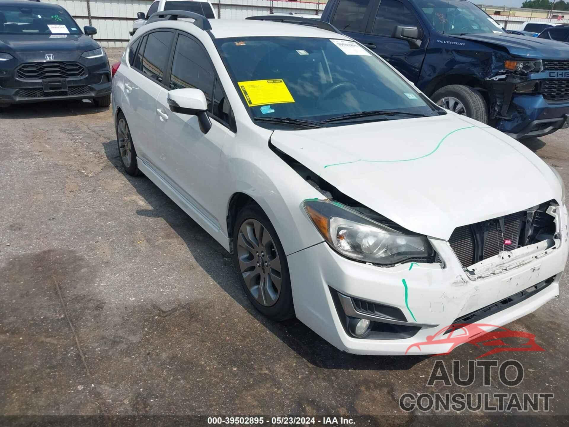 SUBARU IMPREZA 2016 - JF1GPAP65G8266044