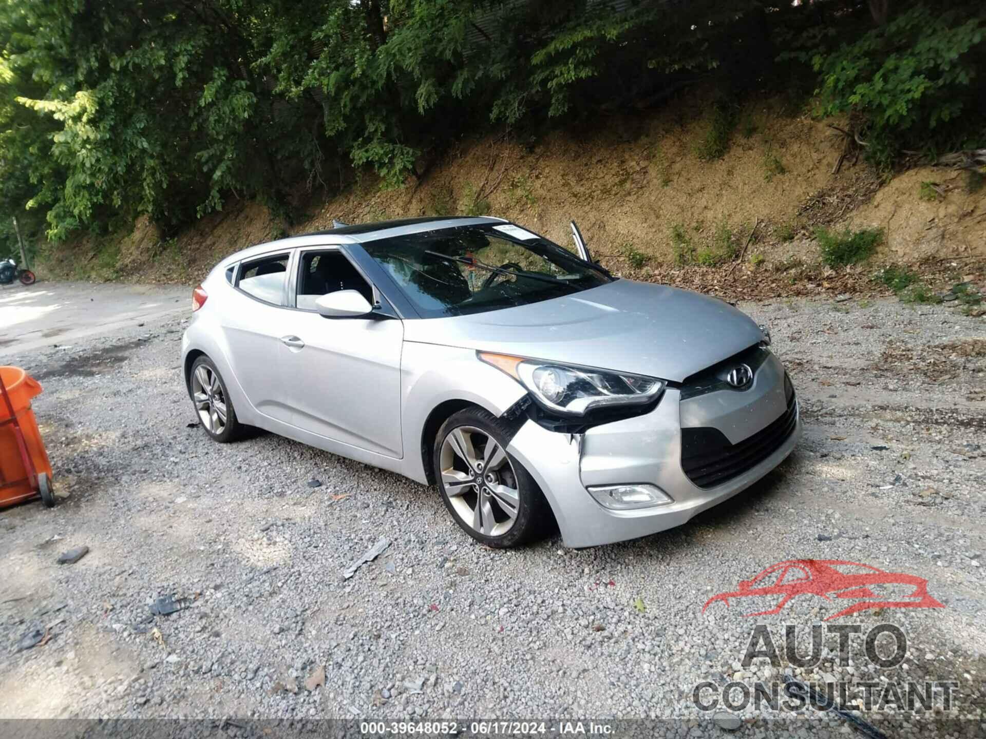 HYUNDAI VELOSTER 2017 - KMHTC6AD5HU324263