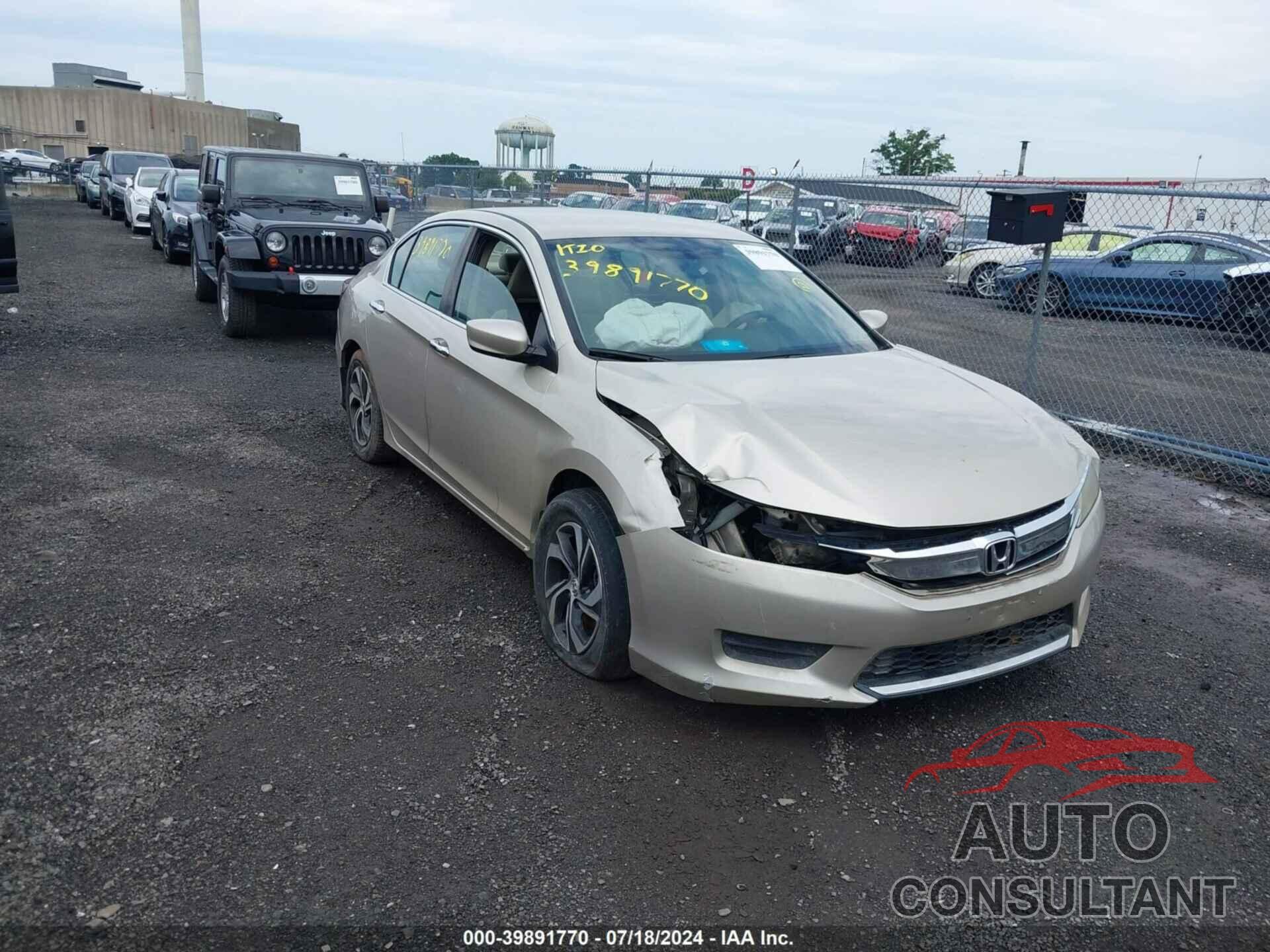 HONDA ACCORD 2016 - 1HGCR2F3XGA045596