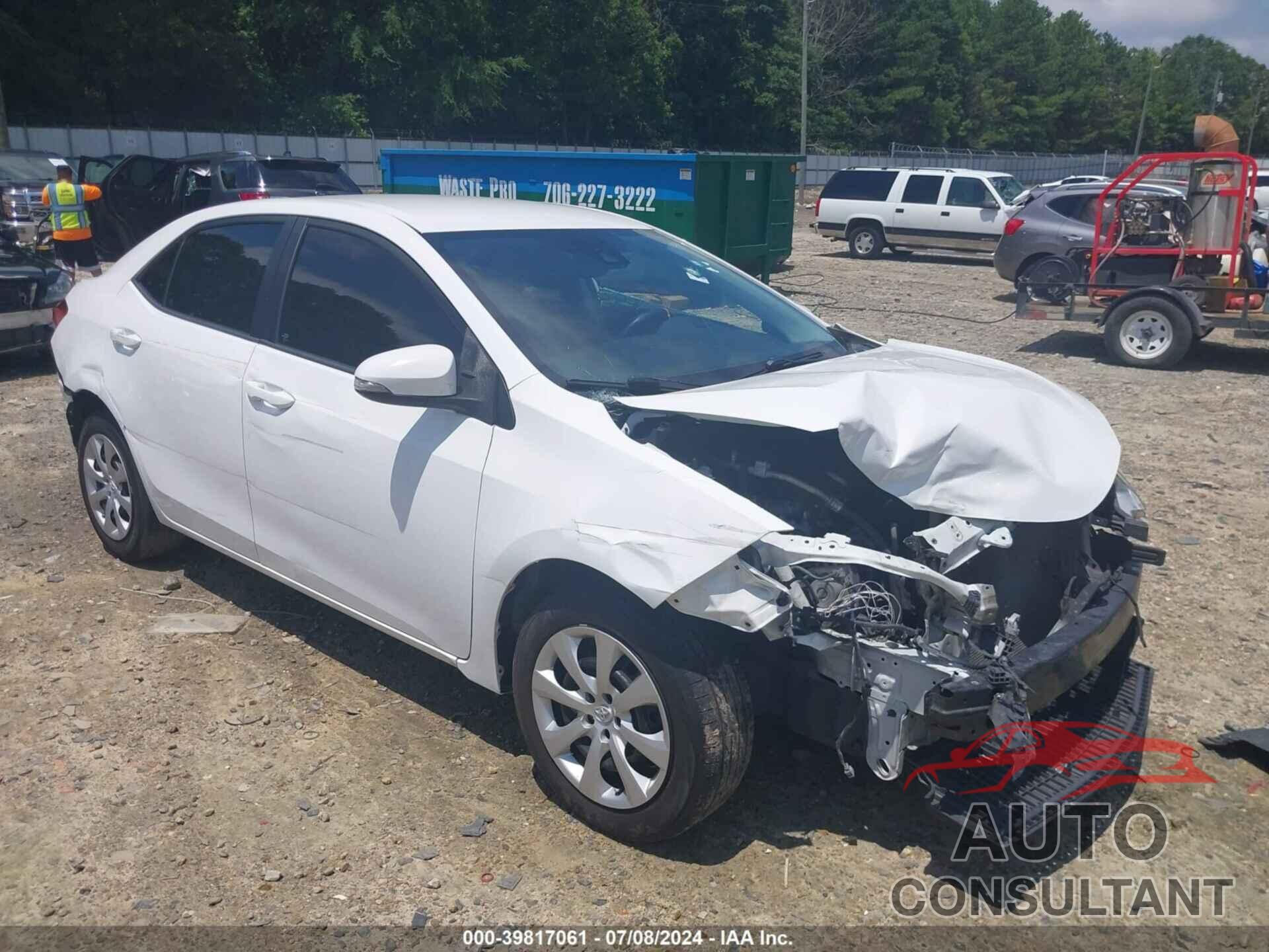 TOYOTA COROLLA 2017 - 2T1BURHE4HC840382
