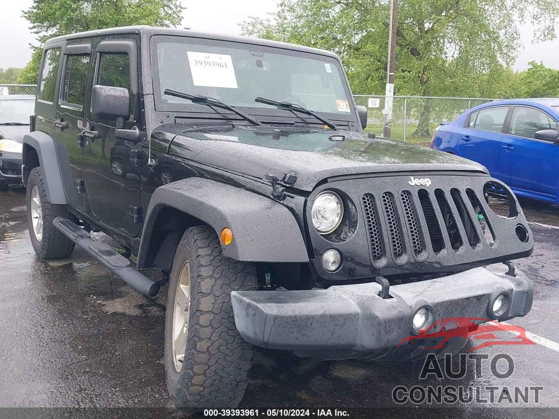 JEEP WRANGLER UNLIMITED 2017 - 1C4HJWDG8HL598889