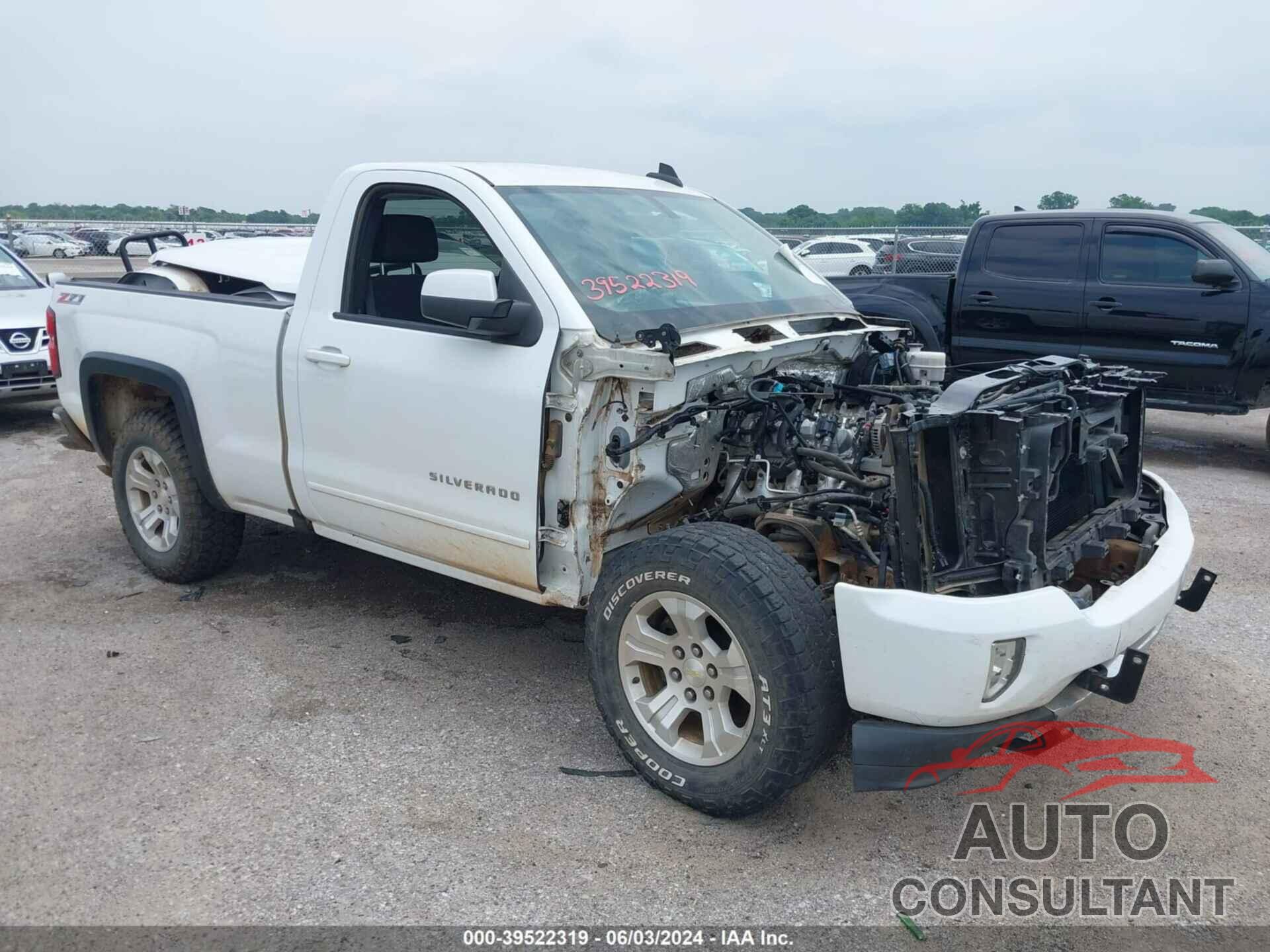 CHEVROLET SILVERADO 1500 2016 - 1GCNKREC0GZ107305