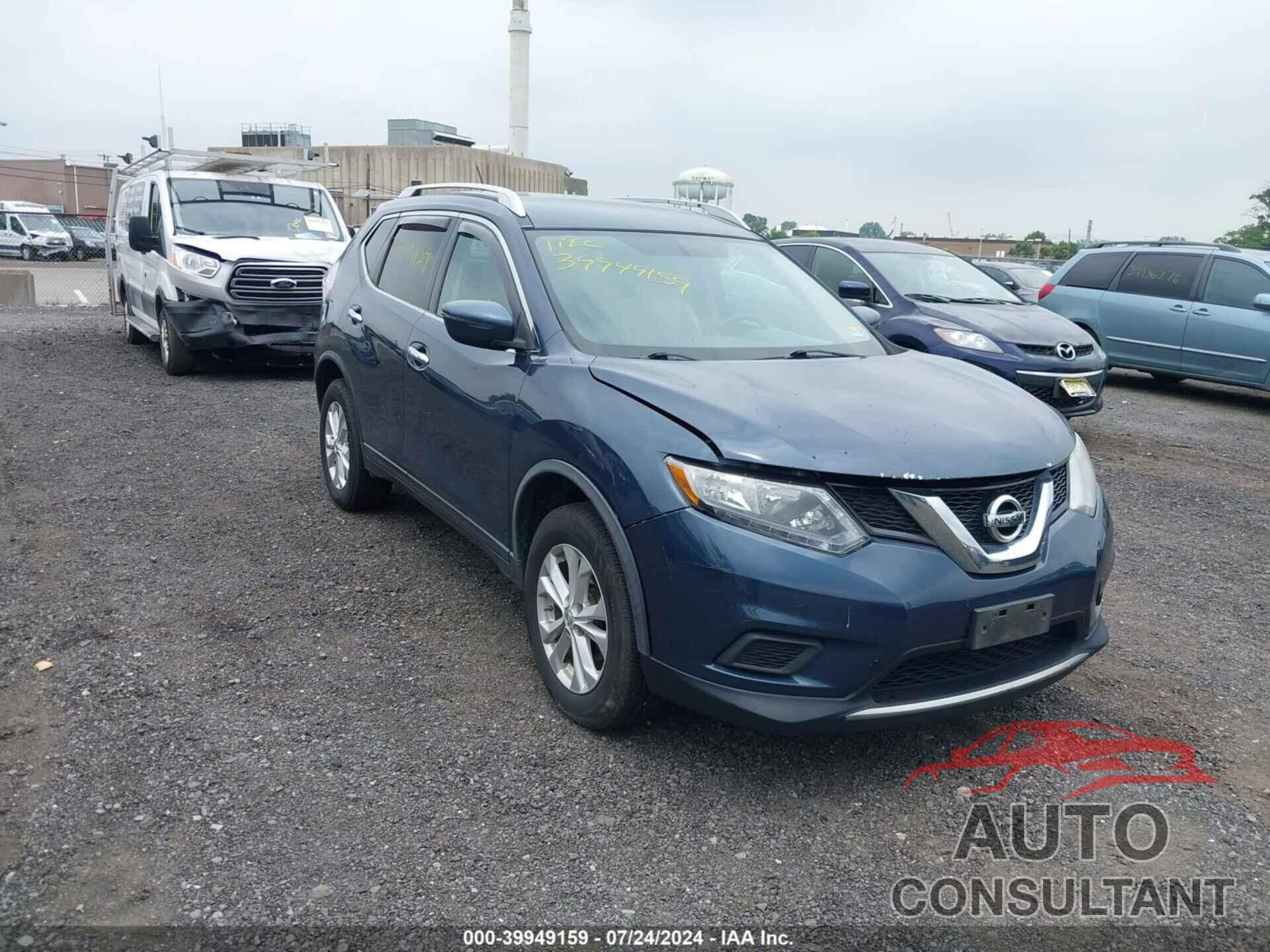 NISSAN ROGUE 2016 - KNMAT2MV2GP618211