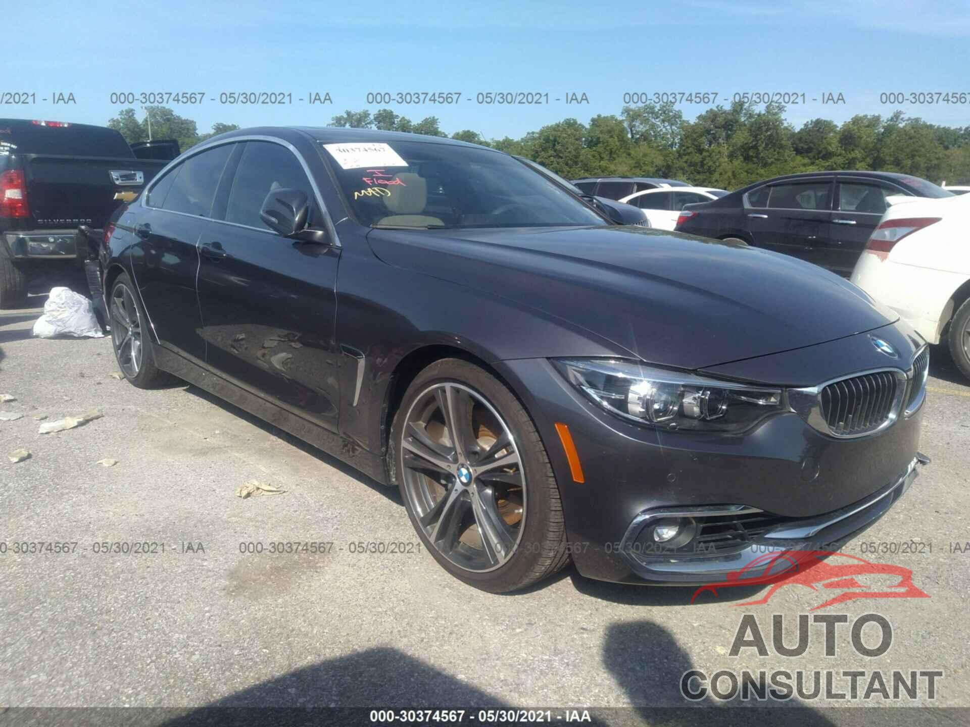 BMW 4 SERIES 2019 - WBA4J5C55KBM65199