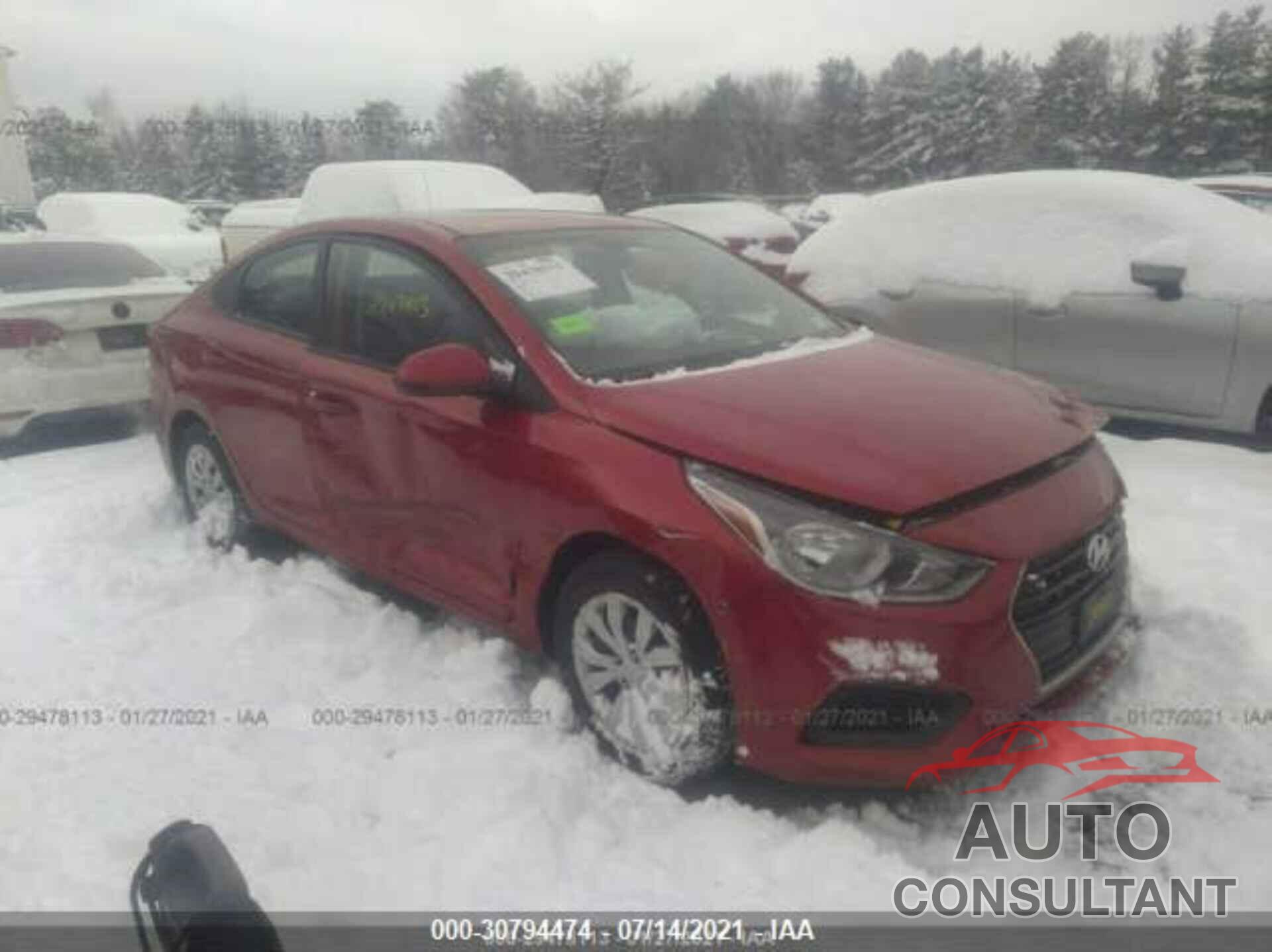 HYUNDAI ACCENT 2018 - 3KPC24A38JE031044