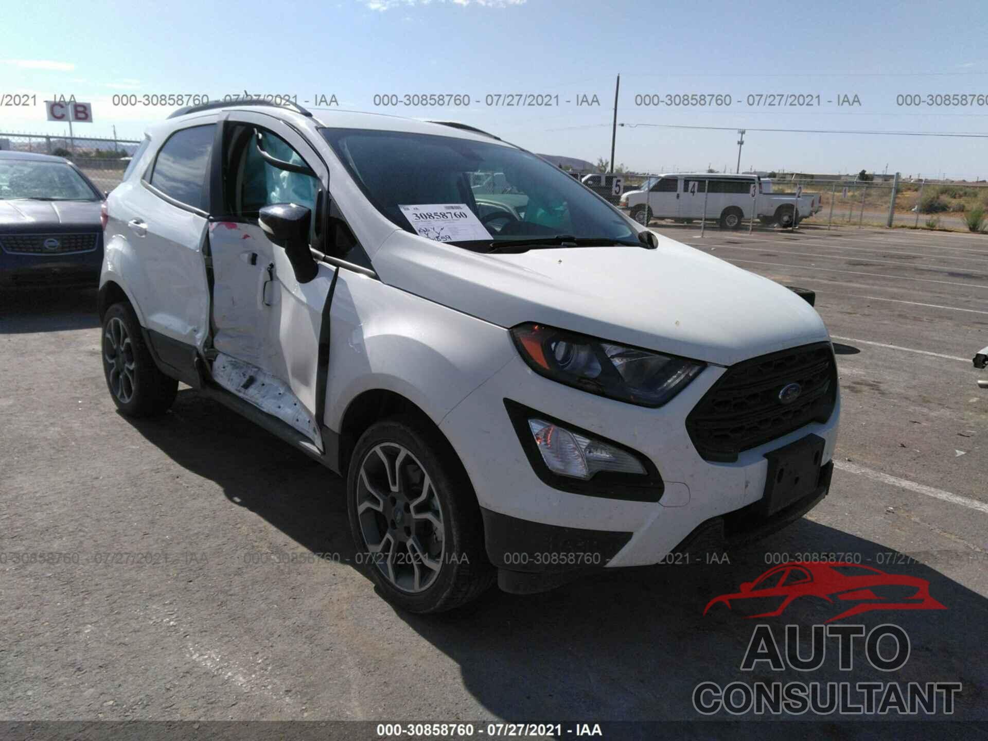 FORD ECOSPORT 2019 - MAJ6S3JL8KC309186