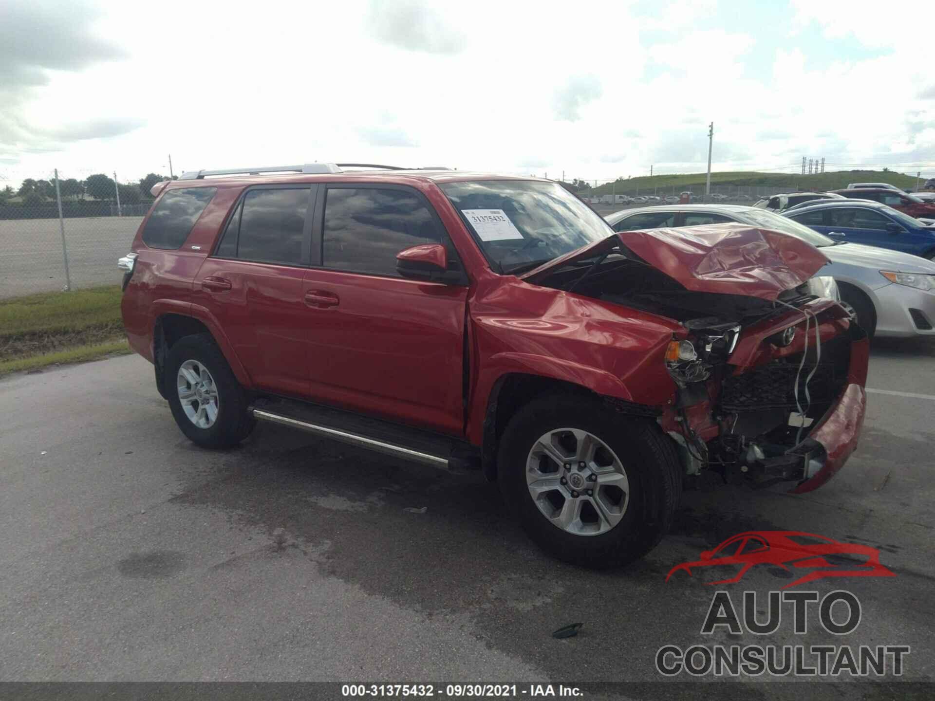 TOYOTA 4RUNNER 2016 - JTEZU5JR0G5137440