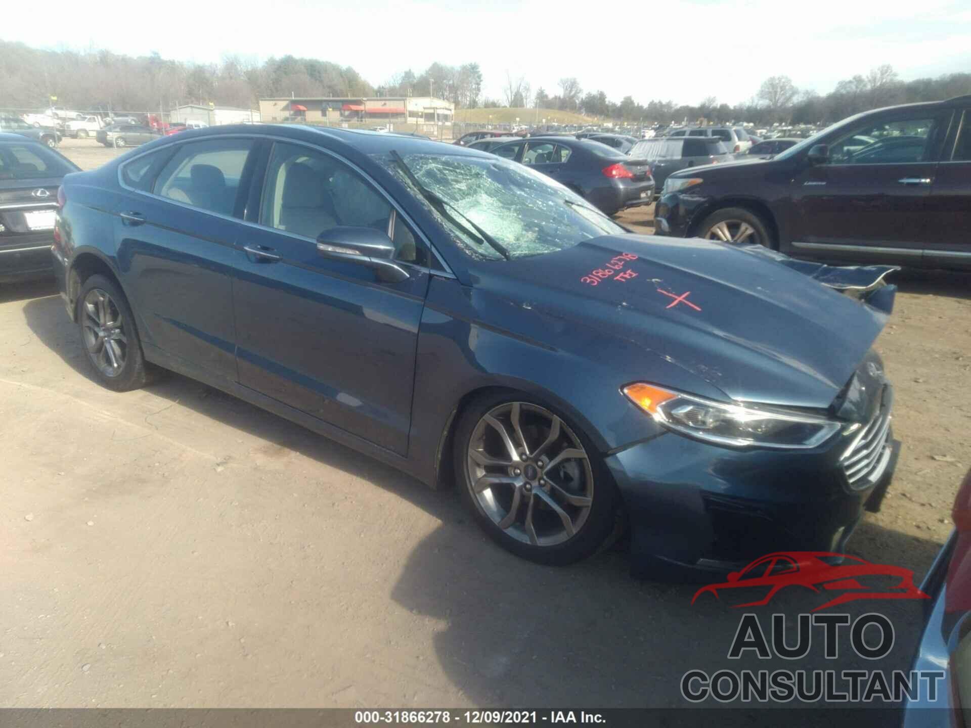 FORD FUSION 2019 - 3FA6P0CD1KR222401