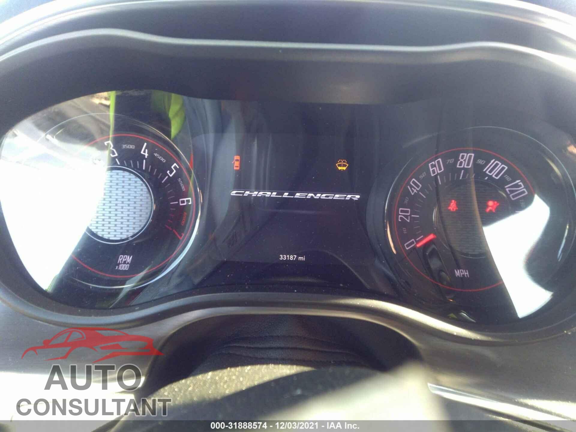 DODGE CHALLENGER 2018 - 2C3CDZAG8JH287140