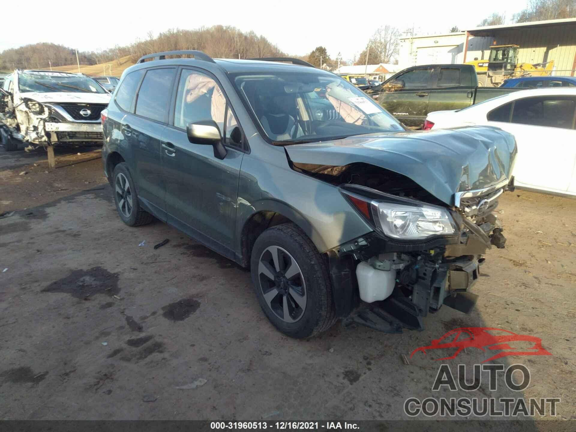 SUBARU FORESTER 2018 - JF2SJAEC0JH404595
