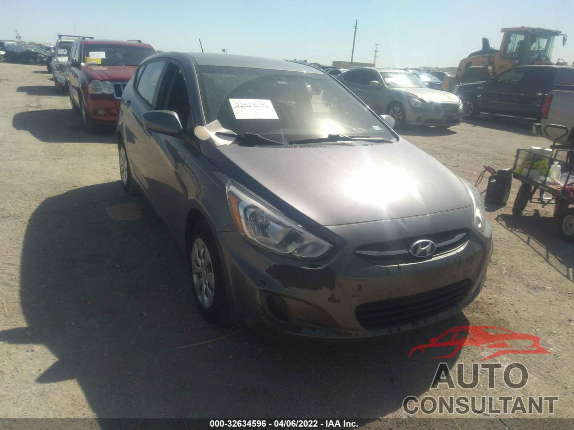 HYUNDAI ACCENT 2017 - KMHCT5AE9HU334135