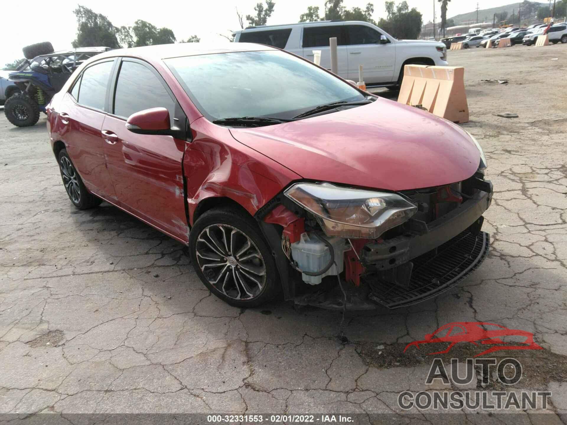 TOYOTA COROLLA 2016 - 2T1BURHE1GC701230
