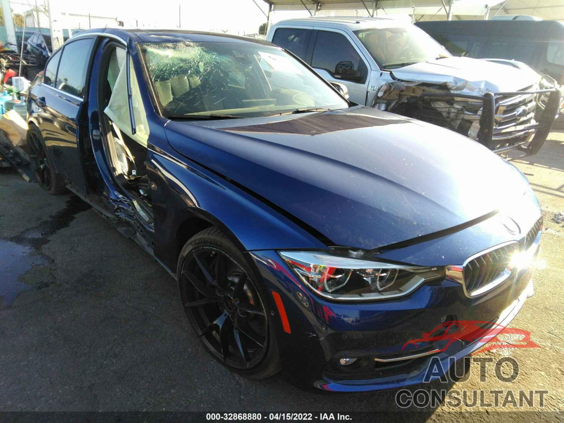 BMW 3 SERIES 2017 - WBA8B3C31HK384503
