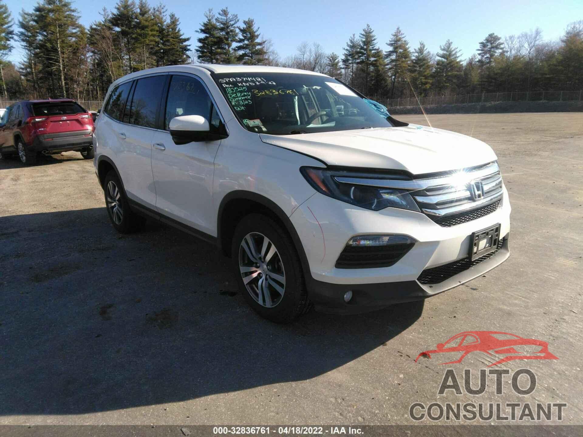 HONDA PILOT 2016 - 5FNYF6H84GB100676