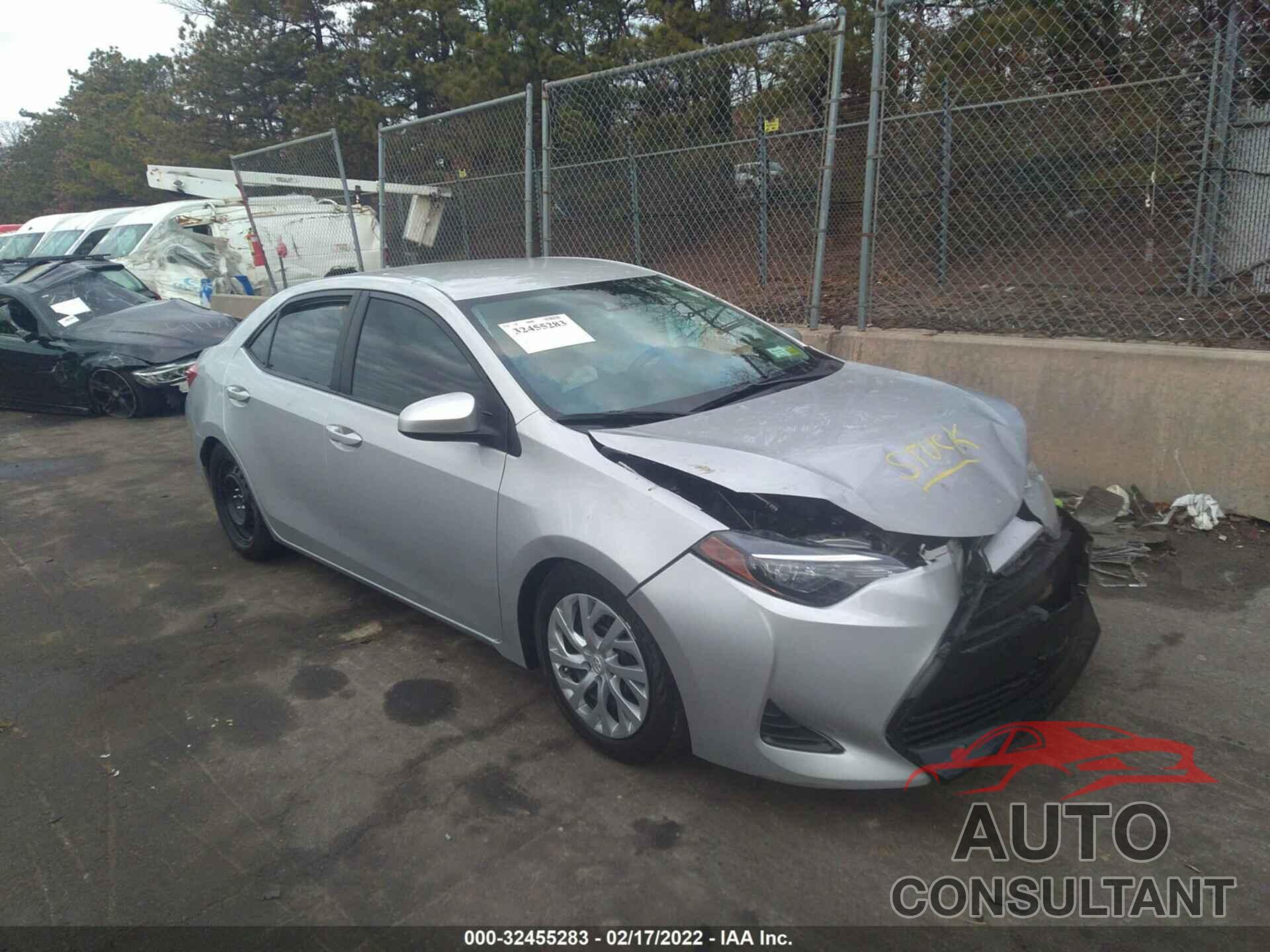 TOYOTA COROLLA 2019 - 5YFBURHE8KP937348