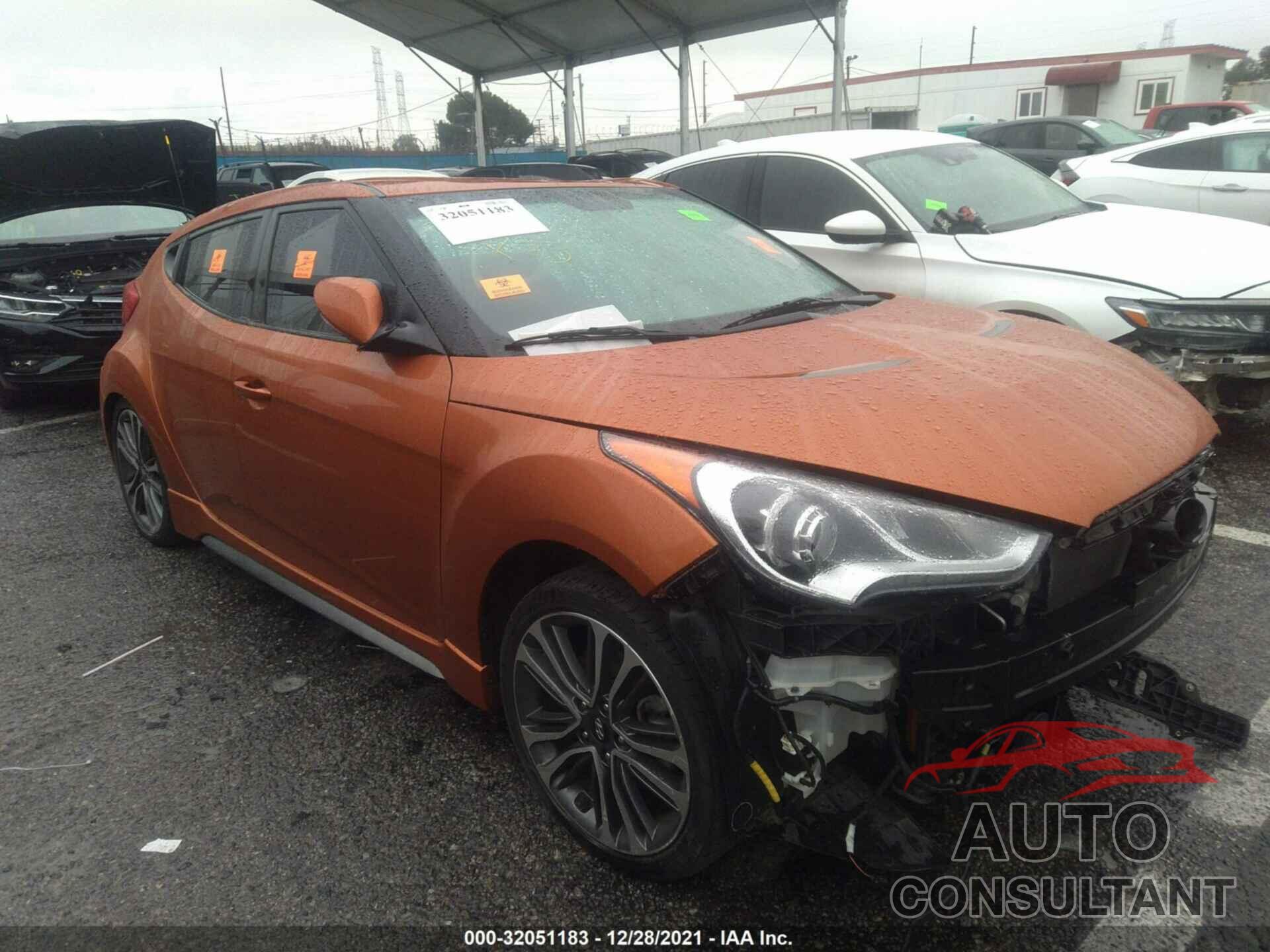 HYUNDAI VELOSTER 2016 - KMHTC6AE5GU303307