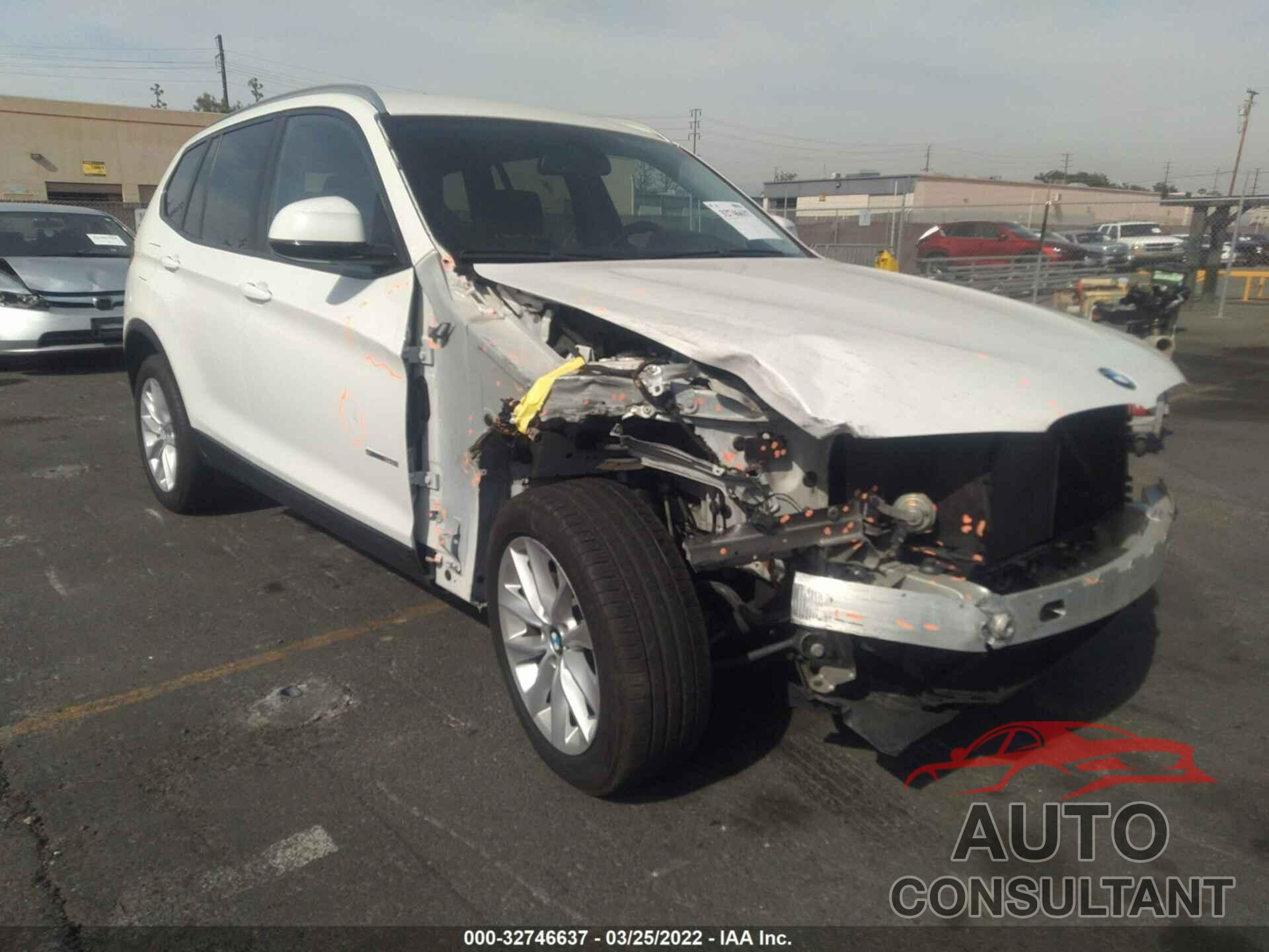 BMW X3 2017 - 5UXWZ7C39H0V86903