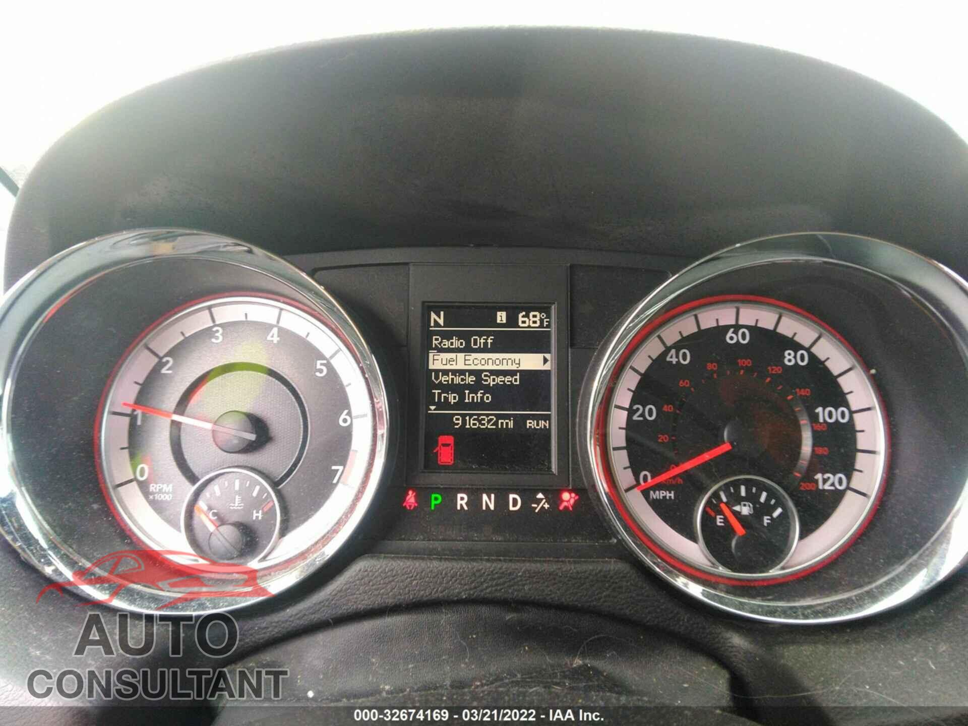 DODGE GRAND CARAVAN 2016 - 2C4RDGEG9GR265607