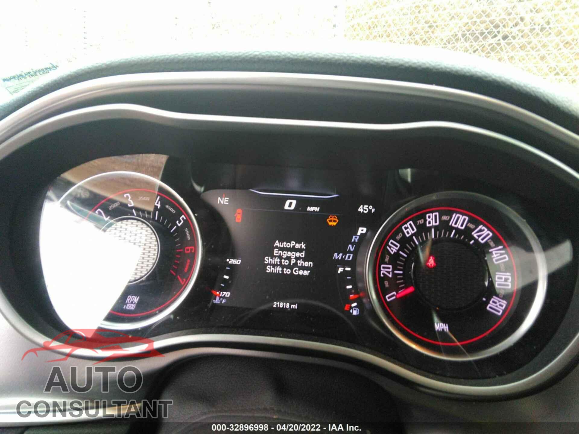 DODGE CHALLENGER 2019 - 2C3CDZFJ9KH691313