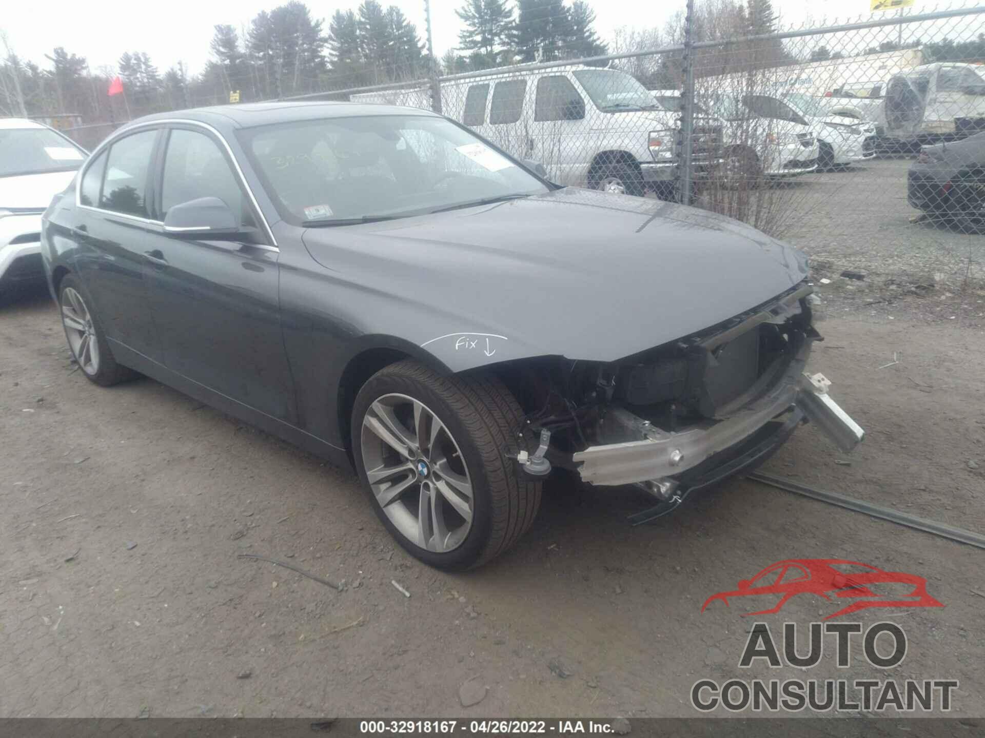 BMW 3 SERIES 2018 - WBA8D9G53JNU72594