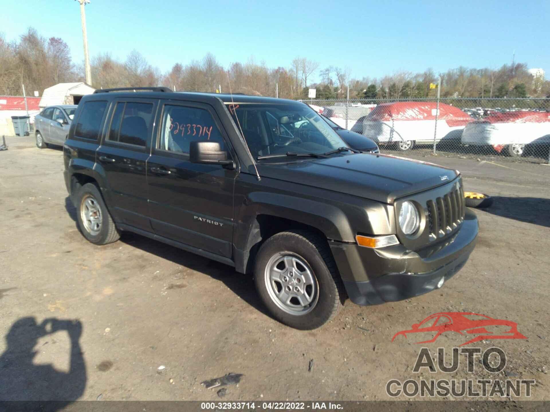 JEEP PATRIOT 2016 - 1C4NJPBB6GD502332