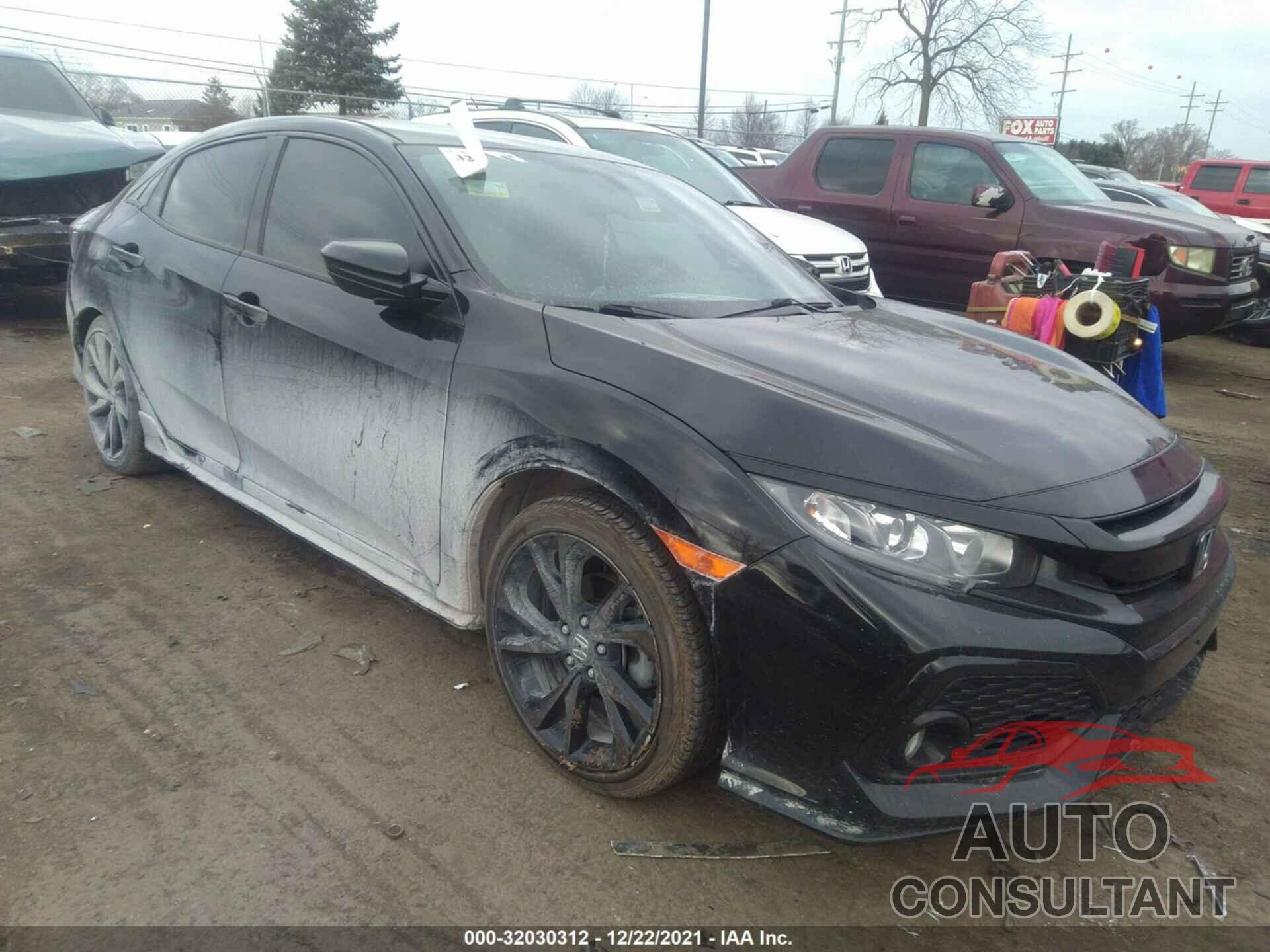 HONDA CIVIC HATCHBACK 2018 - SHHFK7G49JU203556
