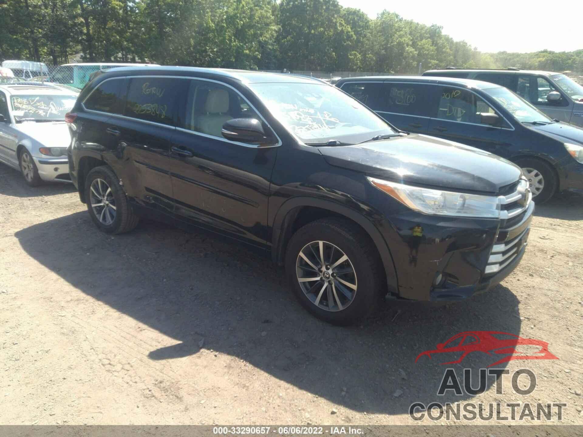 TOYOTA HIGHLANDER 2017 - 5TDJZRFH7HS451592