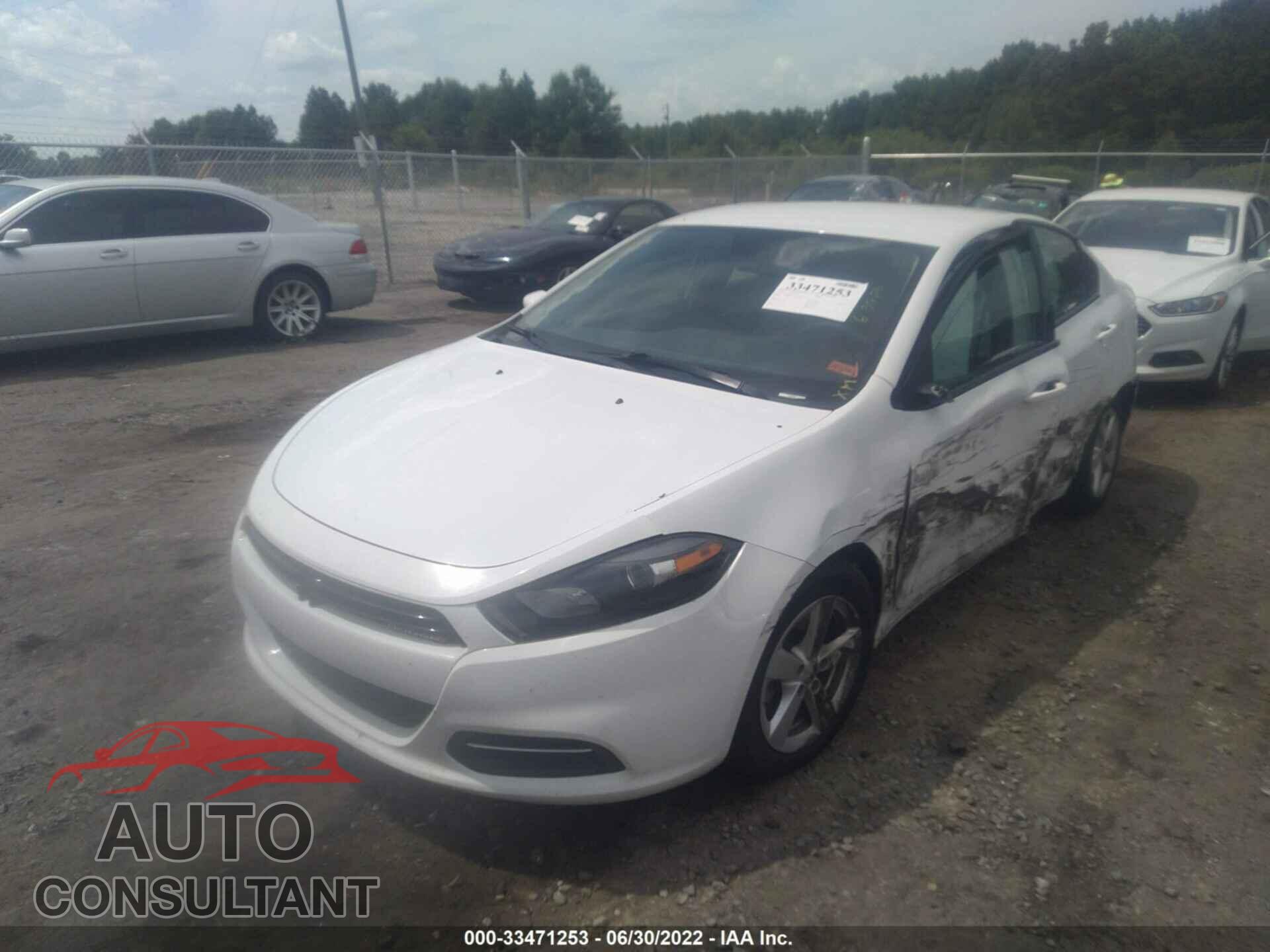 DODGE DART 2016 - 1C3CDFBB2GD505452