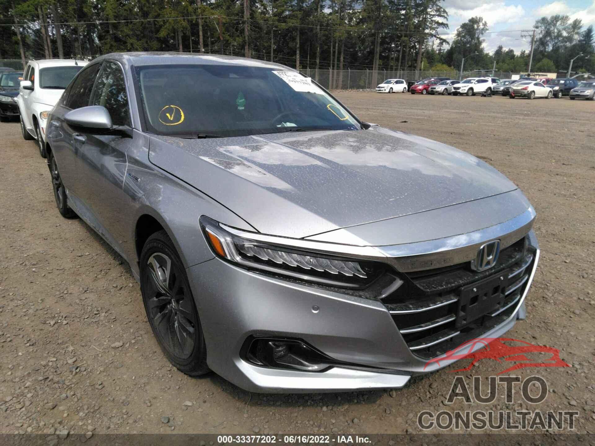 HONDA ACCORD HYBRID 2021 - 1HGCV3F55MA001536