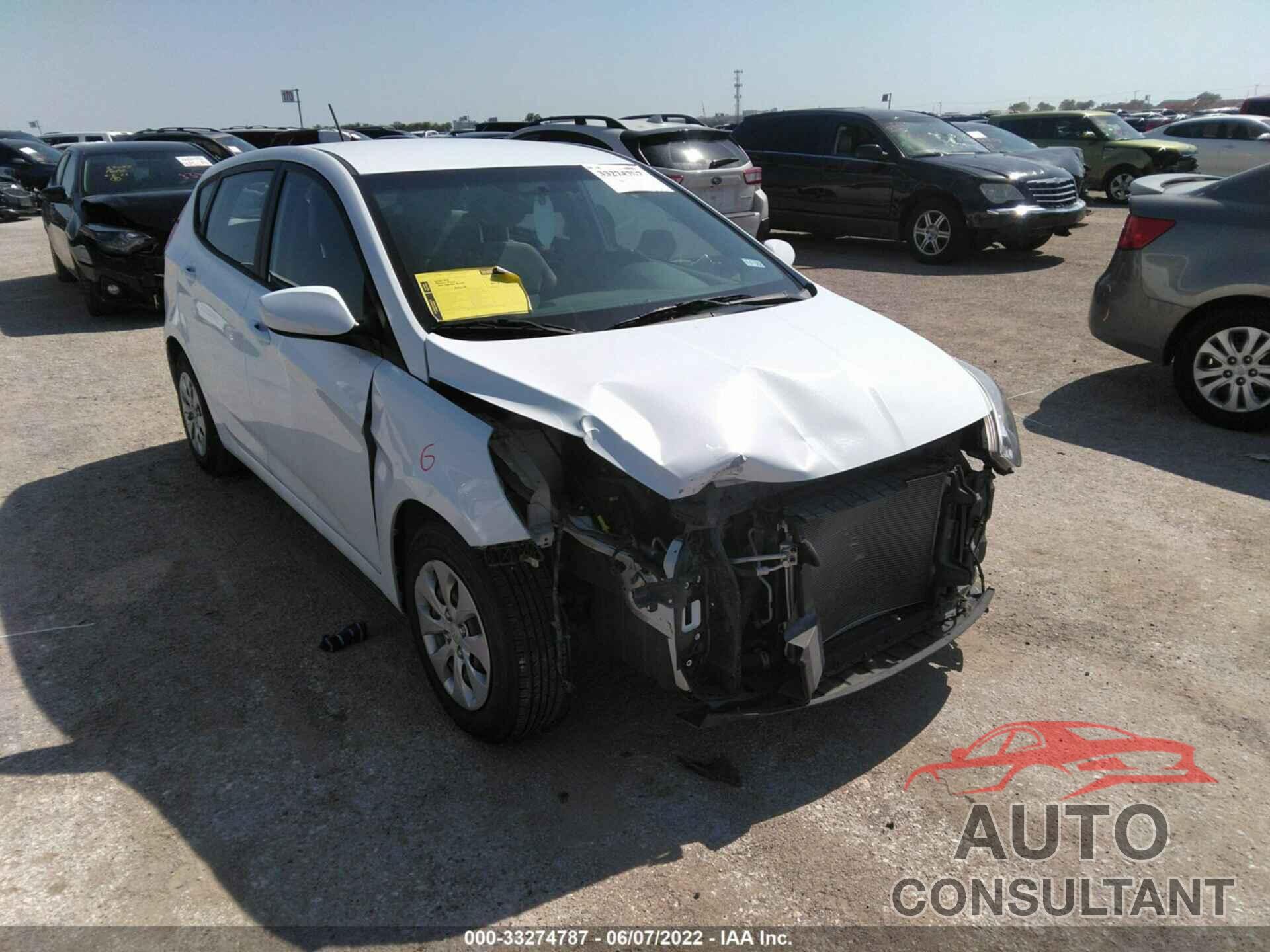 HYUNDAI ACCENT 2016 - KMHCT5AE4GU268009