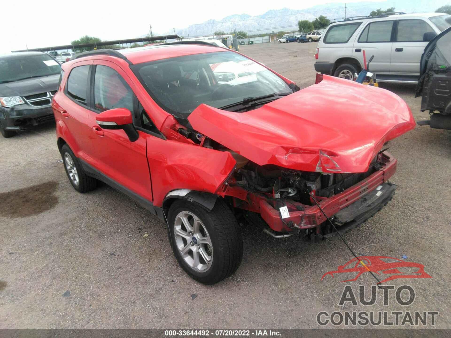 FORD ECOSPORT 2020 - MAJ3S2GE8LC344544