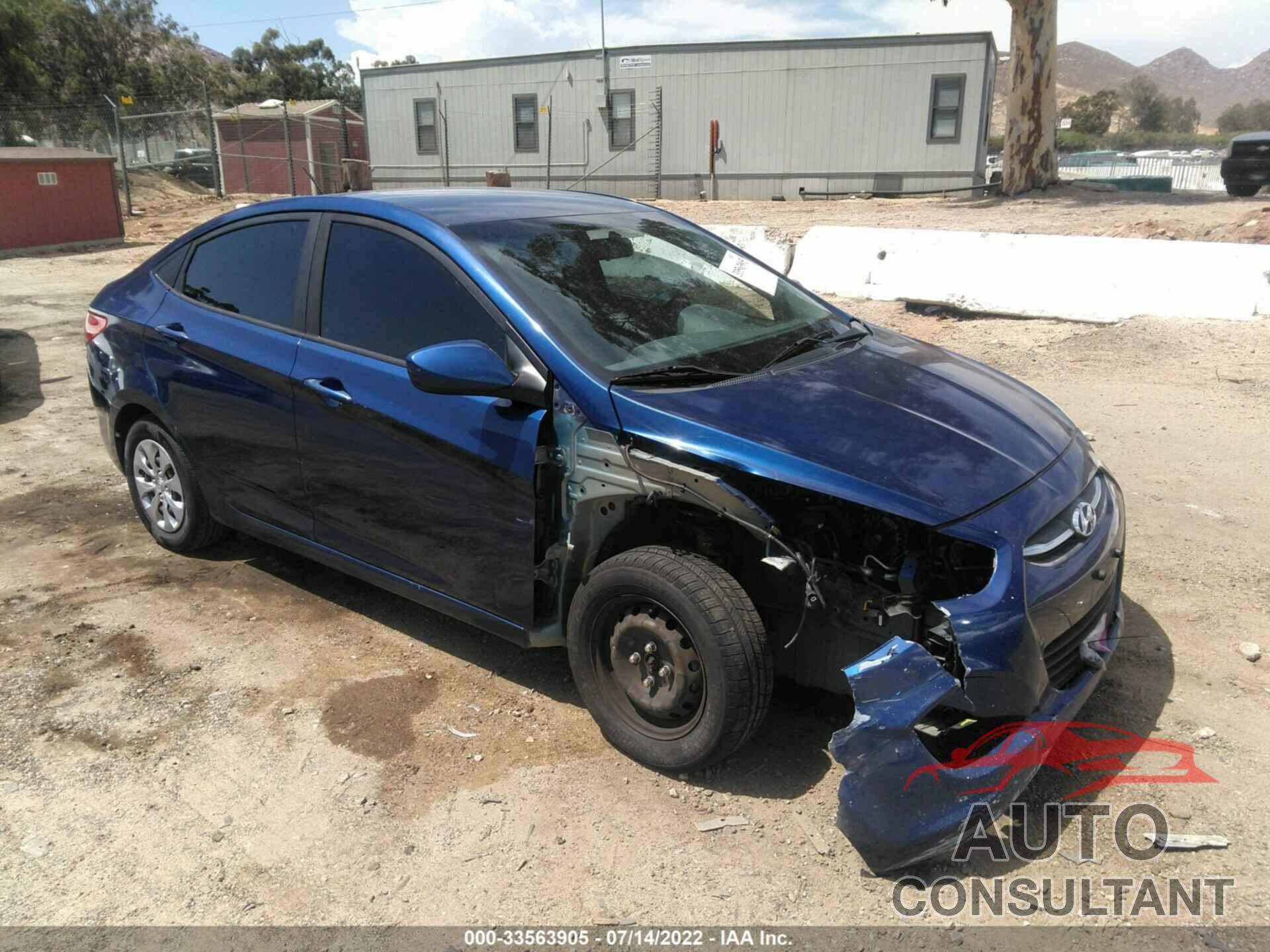 HYUNDAI ACCENT 2017 - KMHCT4AE8HU205636