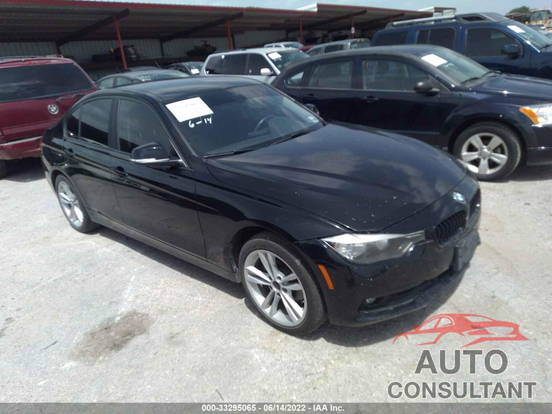 BMW 3 SERIES 2017 - WBA8E1G33HNU17196