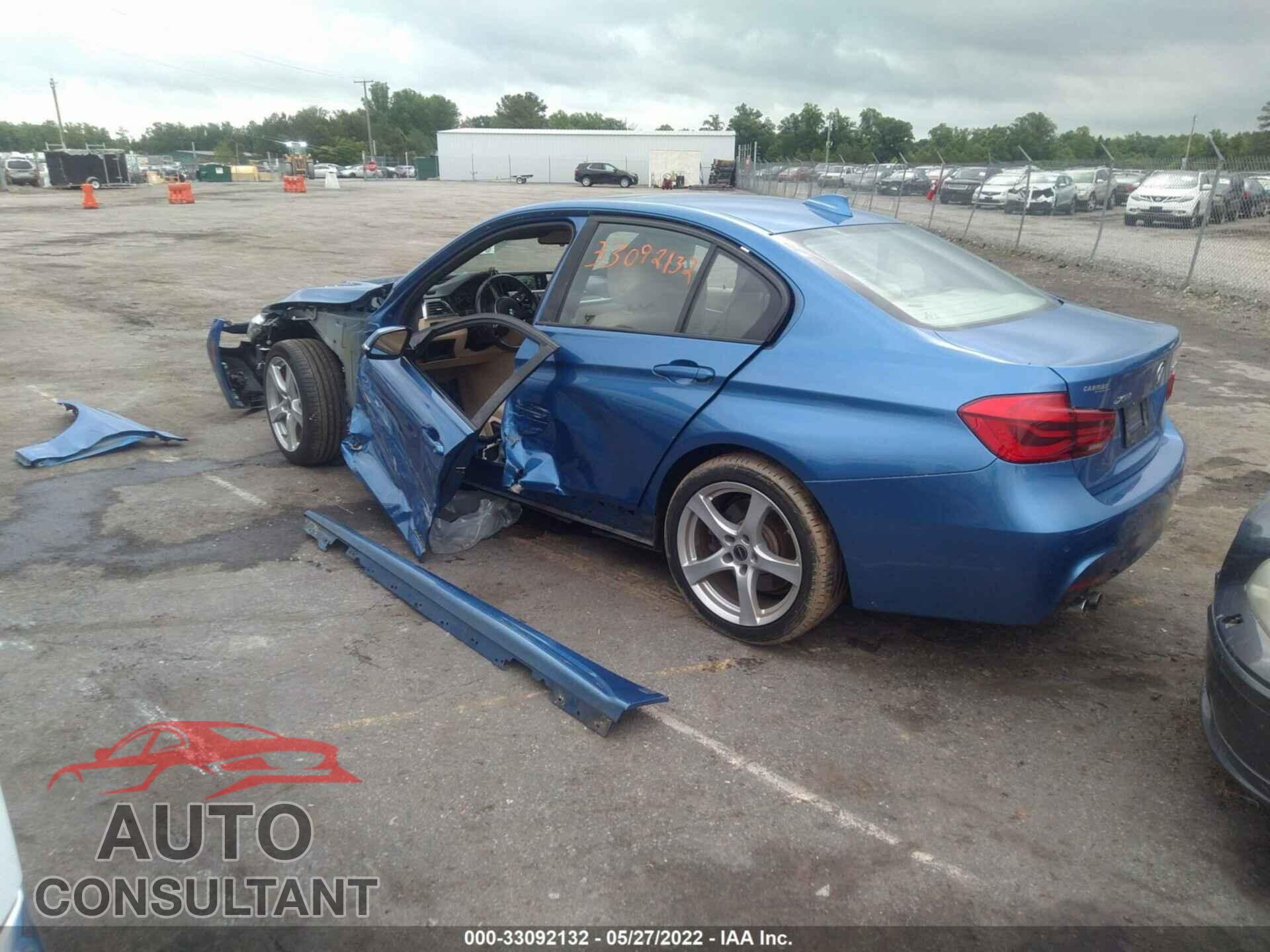 BMW 3 SERIES 2016 - WBA8E3G56GNU03403