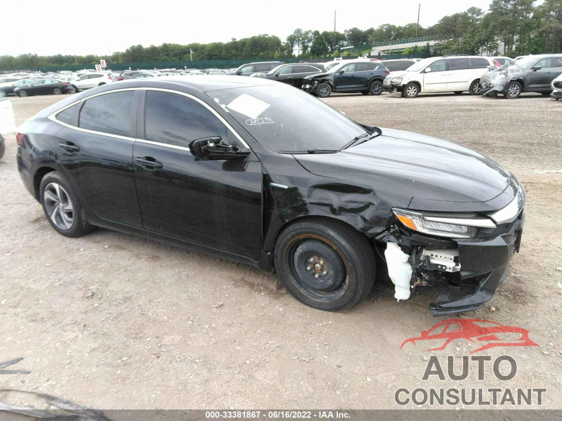 HONDA INSIGHT 2019 - 19XZE4F54KE024458