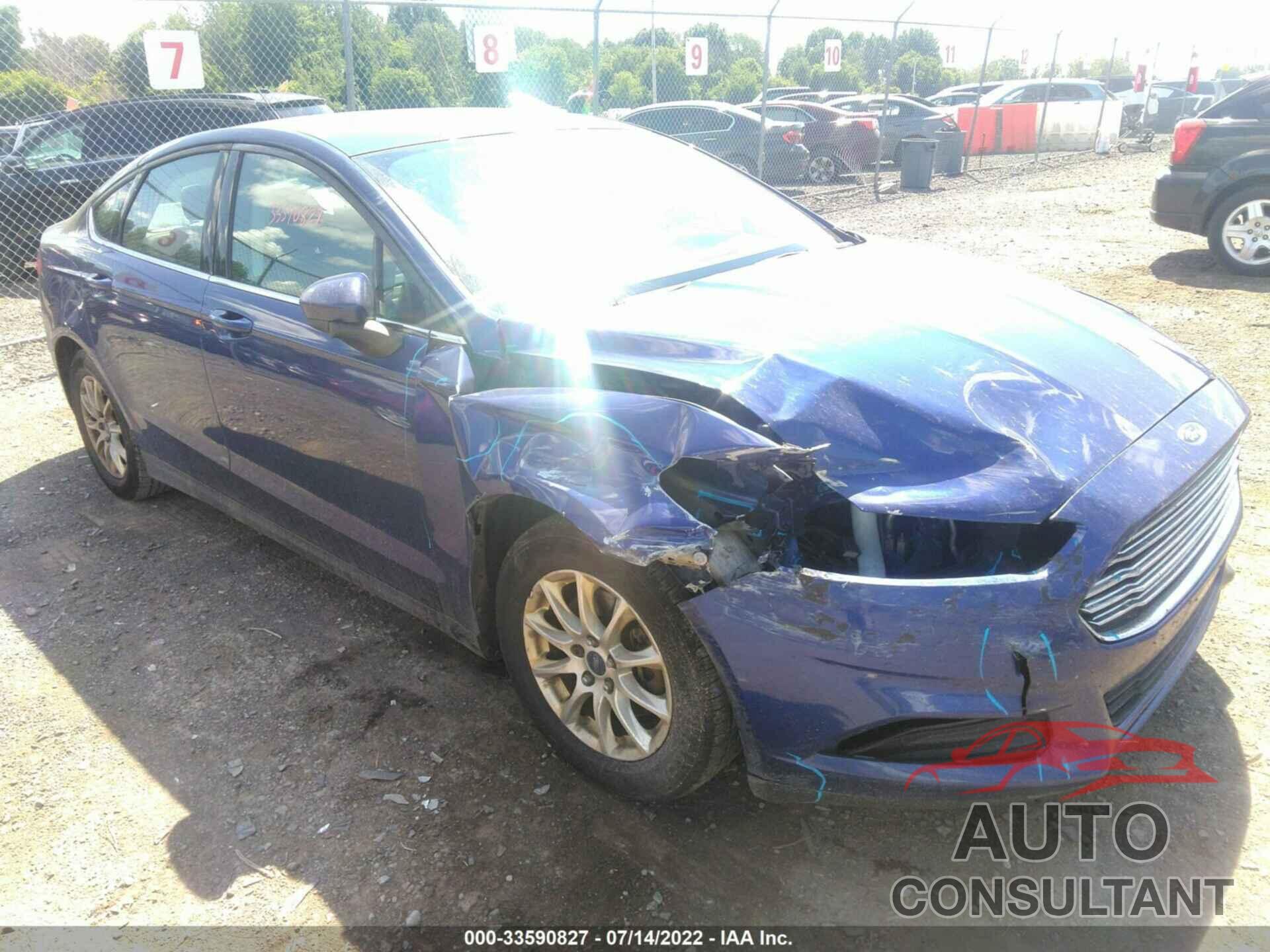 FORD FUSION 2016 - 3FA6P0G7XGR227723