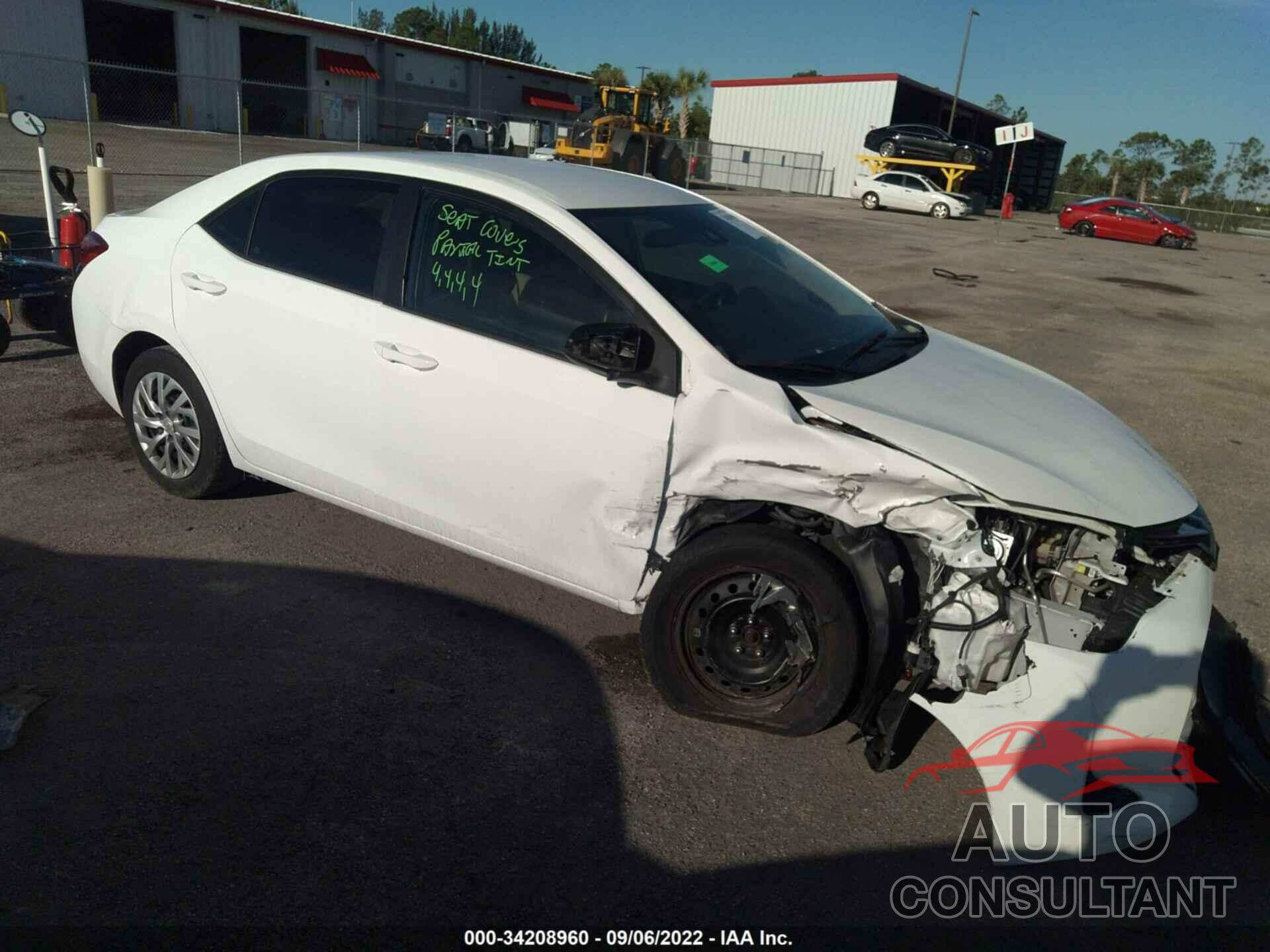 TOYOTA COROLLA 2017 - 5YFBURHE1HP718529