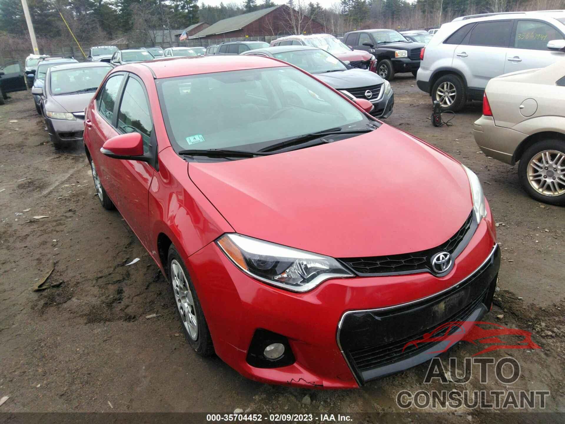 TOYOTA COROLLA 2016 - 2T1BURHE9GC596971