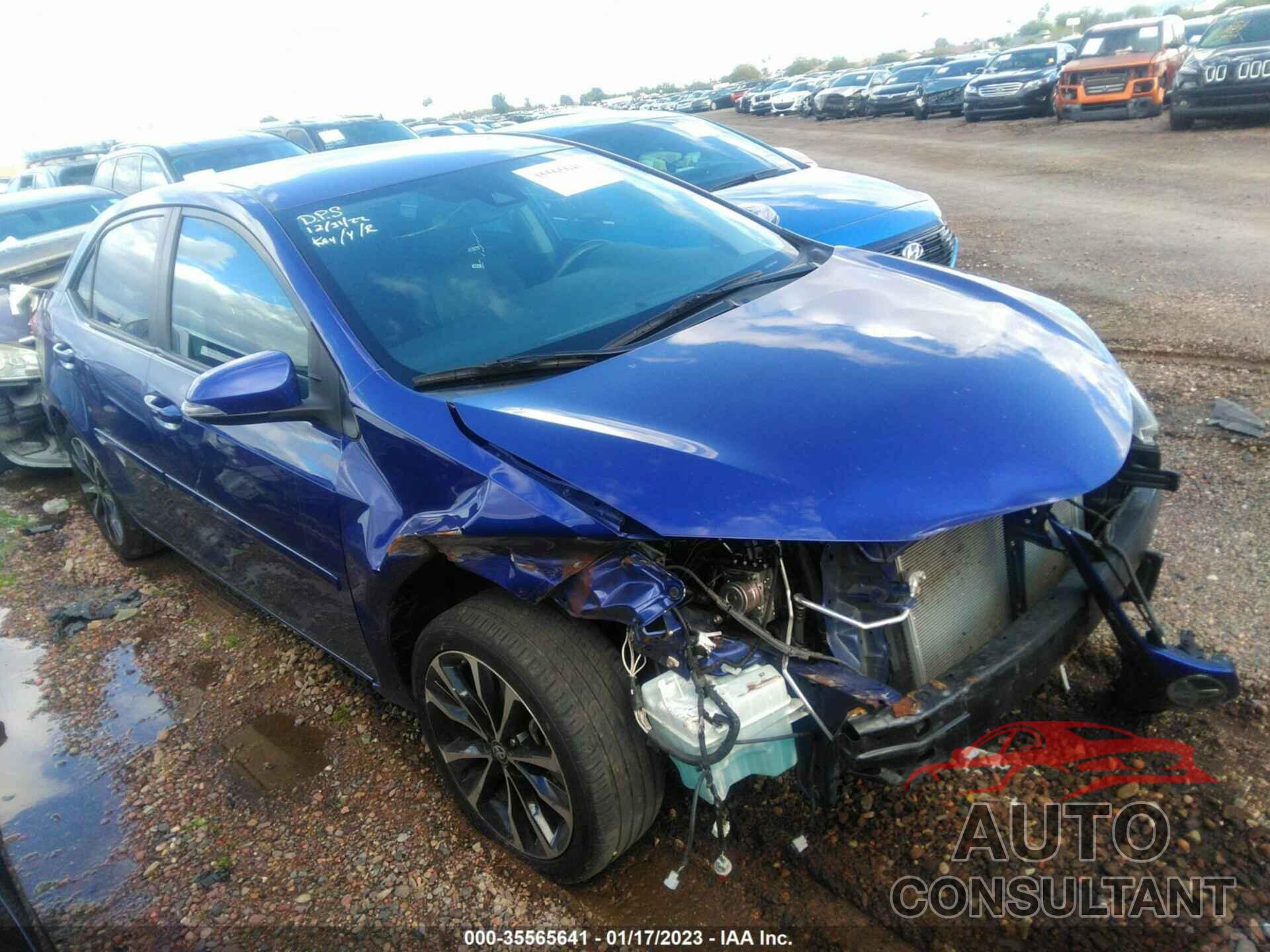 TOYOTA COROLLA 2019 - 2T1BURHE3KC202972
