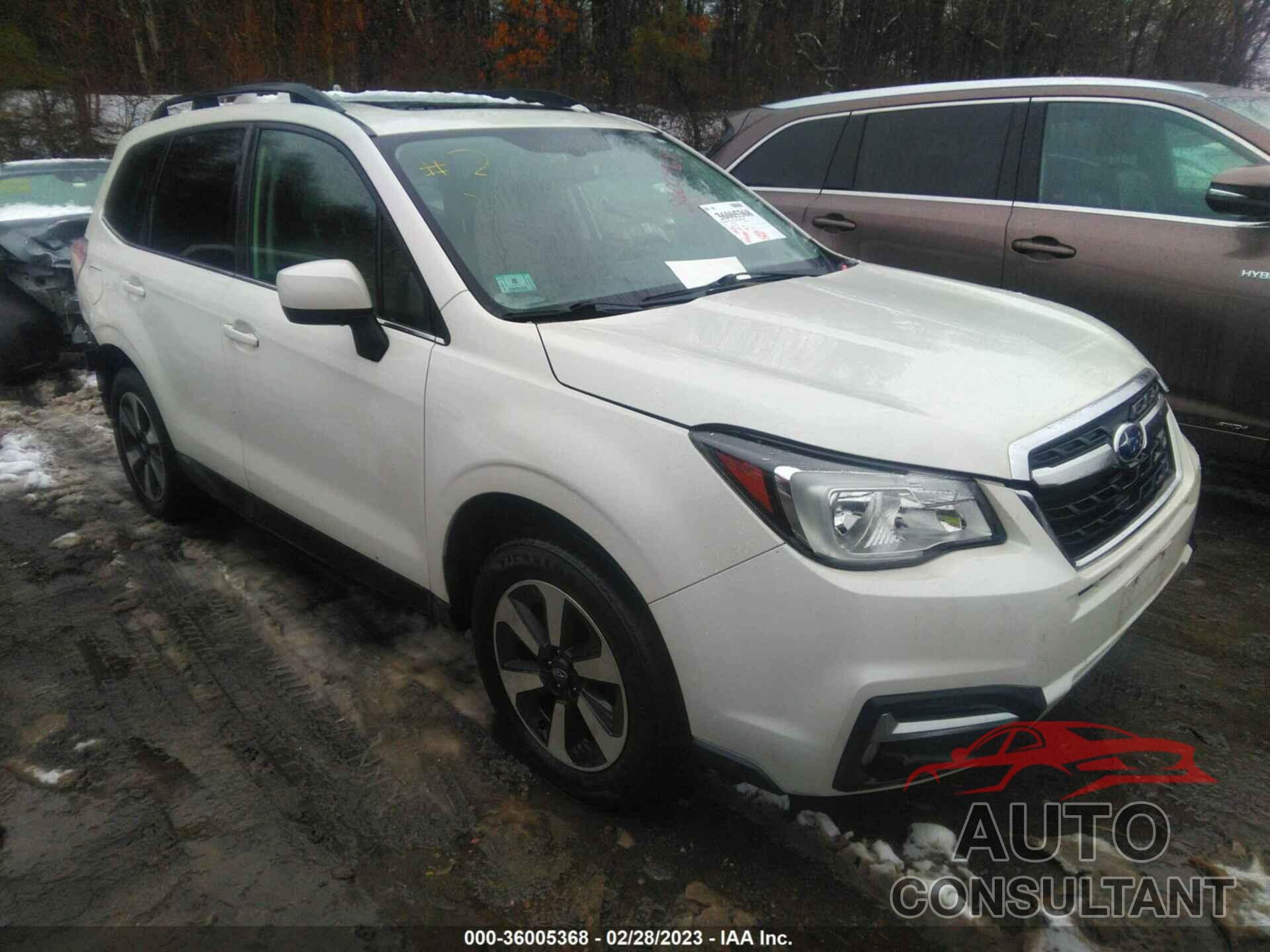 SUBARU FORESTER 2018 - JF2SJALC6JH582790