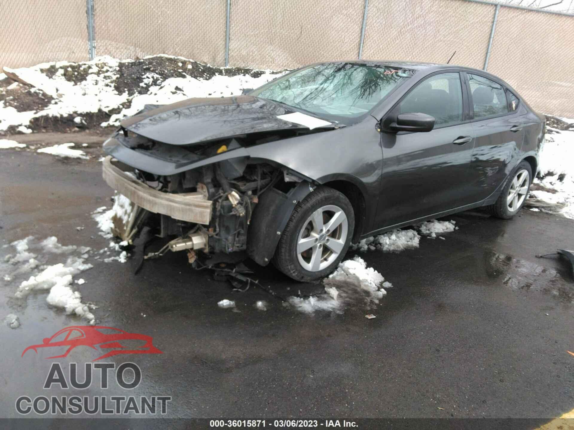 DODGE DART 2015 - 1C3CDFBBXFD320242