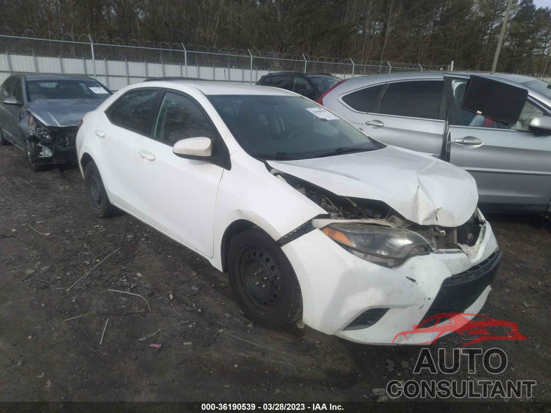 TOYOTA COROLLA 2015 - 2T1BURHE6FC382275