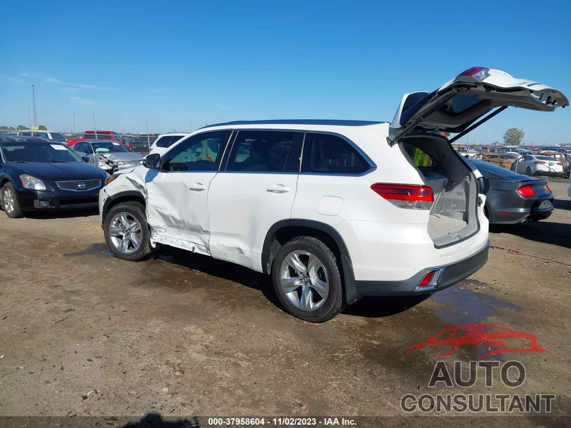 TOYOTA HIGHLANDER 2017 - 5TDYZRFH4HS219689