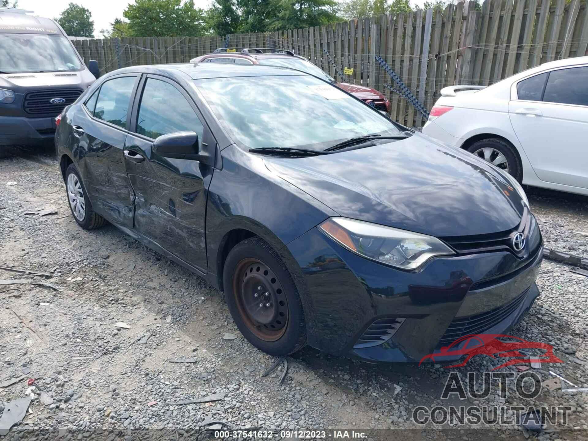TOYOTA COROLLA 2016 - 2T1BURHE0GC659441
