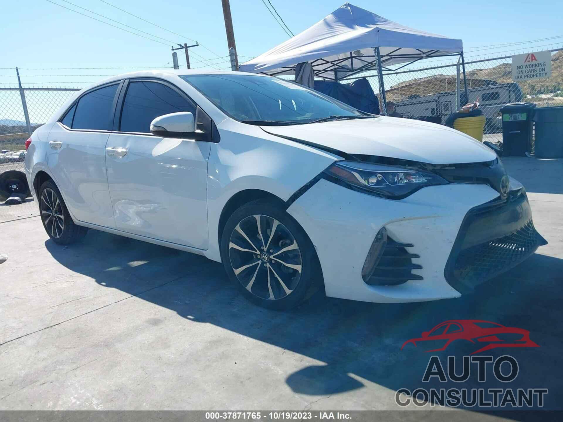TOYOTA COROLLA 2018 - 5YFBURHE4JP762336