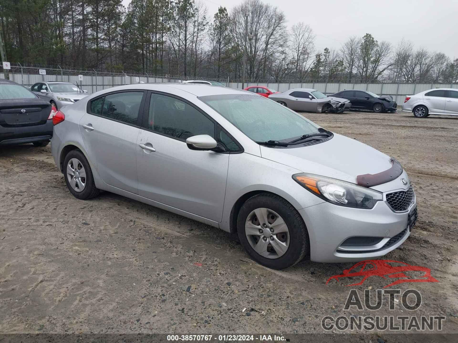 KIA FORTE 2016 - KNAFK4A64G5488703