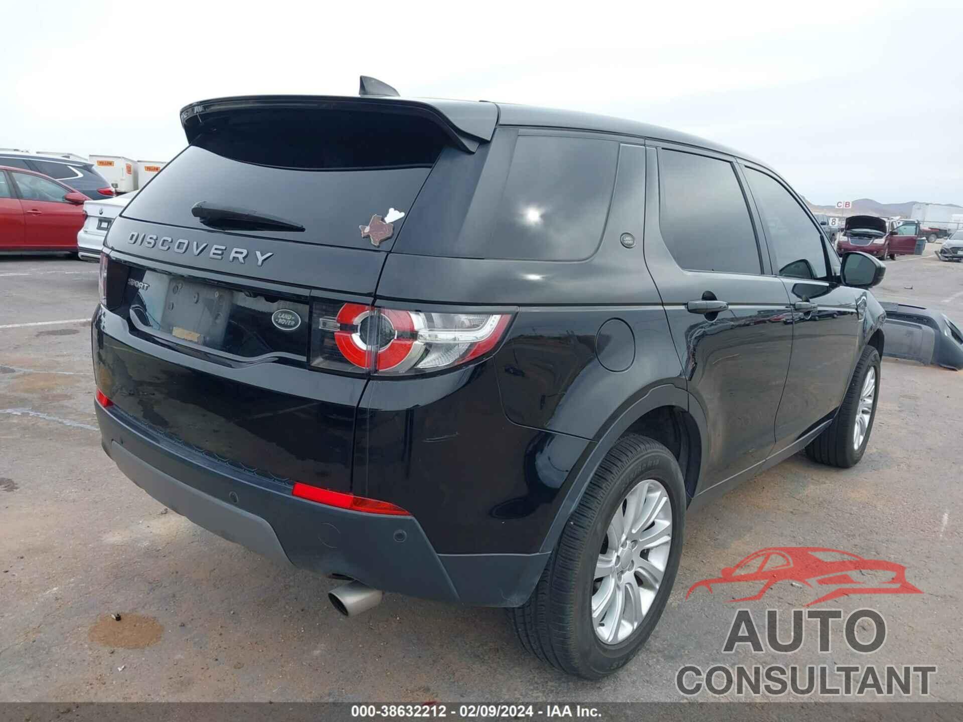LAND ROVER DISCOVERY SPORT 2018 - SALCP2RX7JH746929